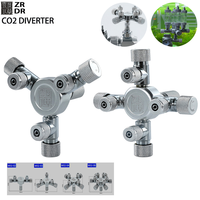 Planted Aquarium Co2 - Distribuidor de CO2 Multi-Canal ZRDR para