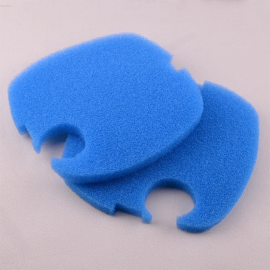 Aquarium Planted Filter - Letaosk 2 pçs azul almofada de