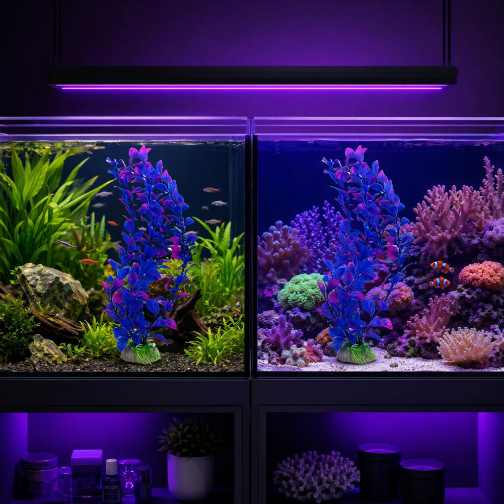 Plantas Aquáticas Artificiais  - Planted Aquarium For Goldfish avaliação e preço