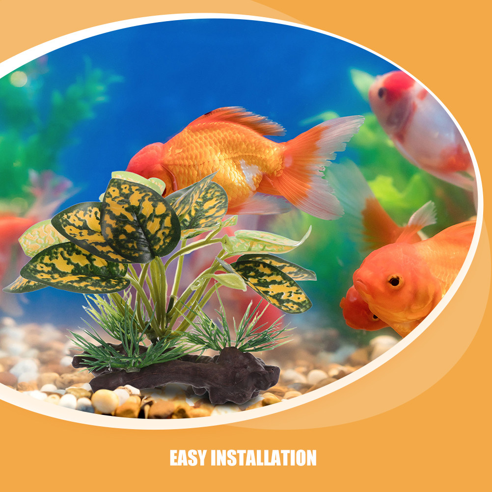 2 Peças de Plantas Artificiais - Planted Aquarium For Goldfish avaliação e preço