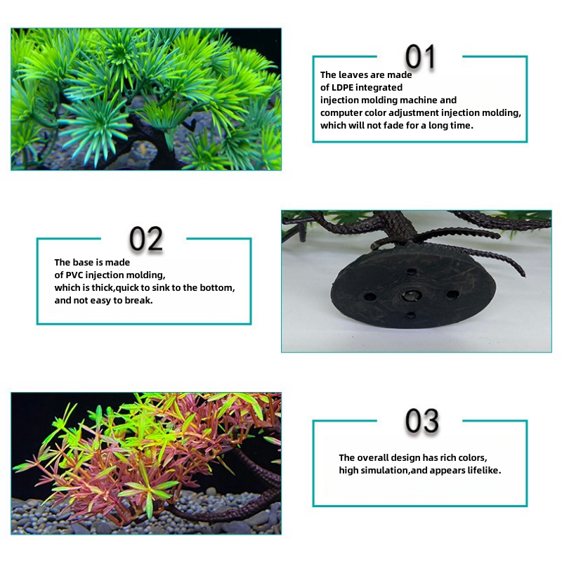 Árvore Bonsai para Aquário, Pl - Planted Aquarium For Goldfish avaliação e preço