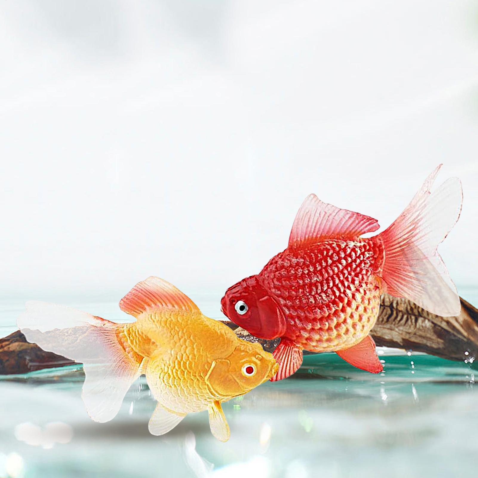 Peixe dourado falso, 2 peças/c - Planted Aquarium For Goldfish avaliação e preço
