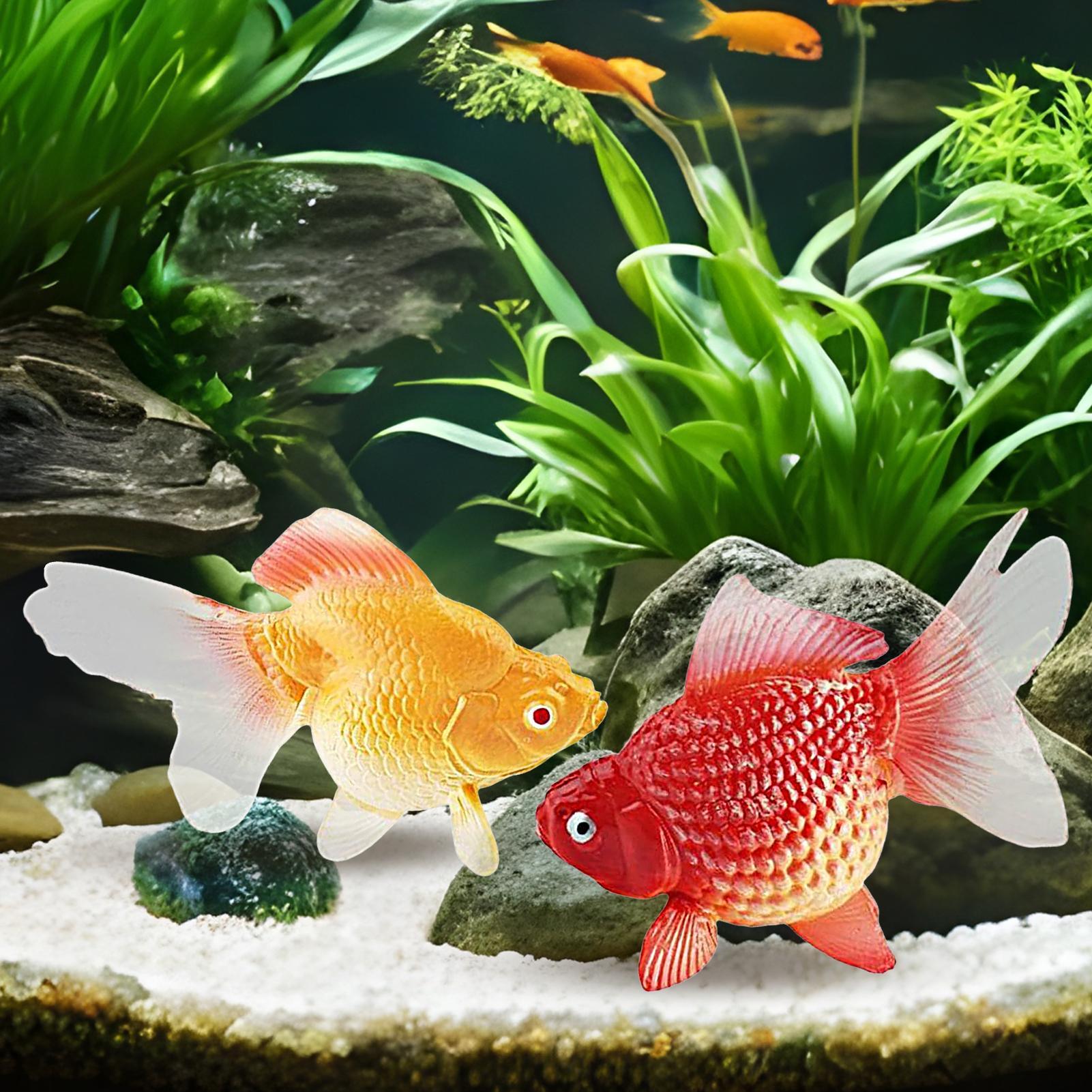 Peixe dourado falso, 2 peças/c - Planted Aquarium For Goldfish avaliação e preço